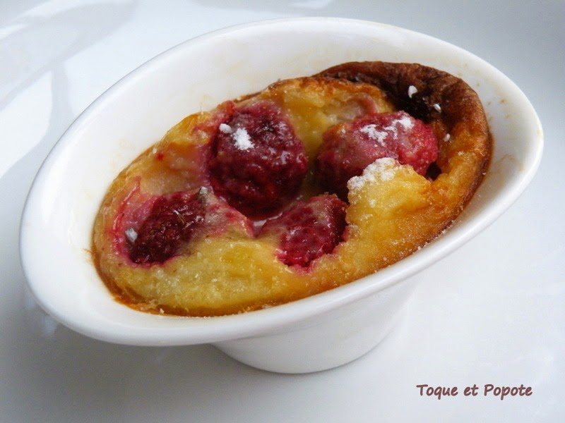 Clafoutis framboise et lavande