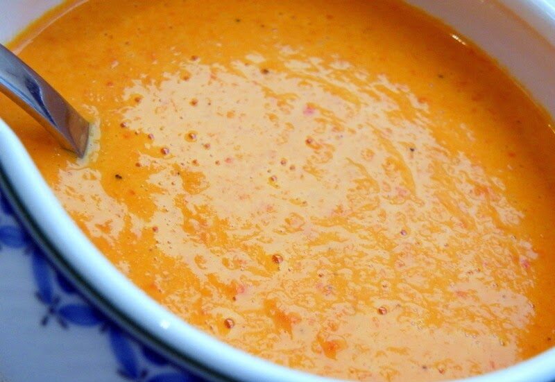 Sauce au poivron pour 2 recettes (ou que faire avec 6 poivrons fripés ?)